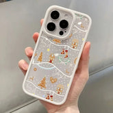 Cute Christmas Tree & Gingerbread Phone Case for iPhone
